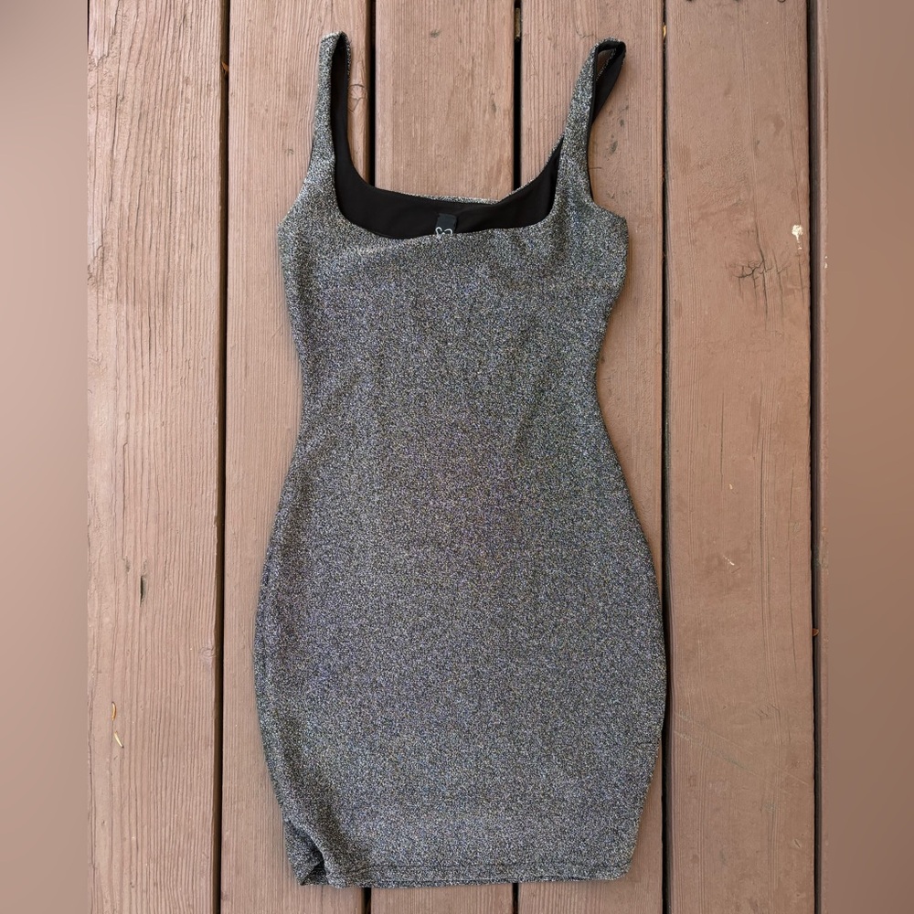 Windsor Mini Black Sparkly Dress